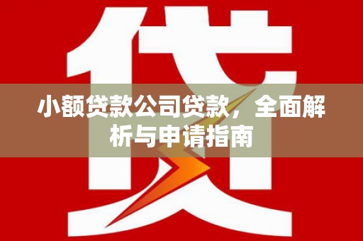 观山湖小额贷款公司贷款，全面解析与申请指南