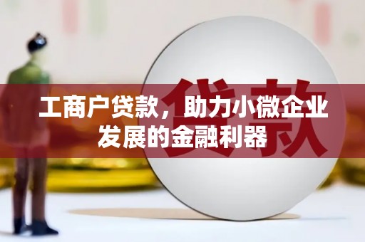 观山湖工商户贷款，助力小微企业发展的金融利器