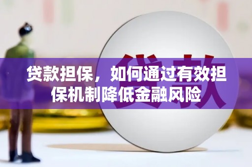 观山湖贷款担保，如何通过有效担保机制降低金融风险
