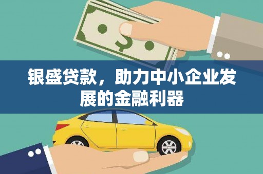 观山湖银盛贷款，助力中小企业发展的金融利器
