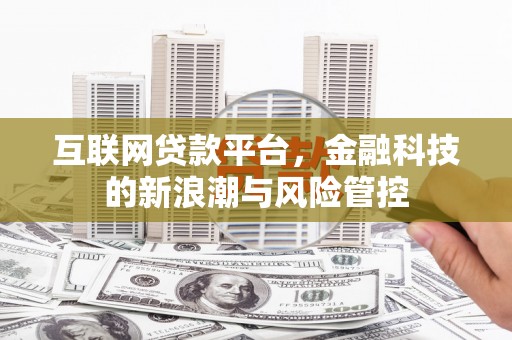 观山湖互联网贷款平台，金融科技的新浪潮与风险管控